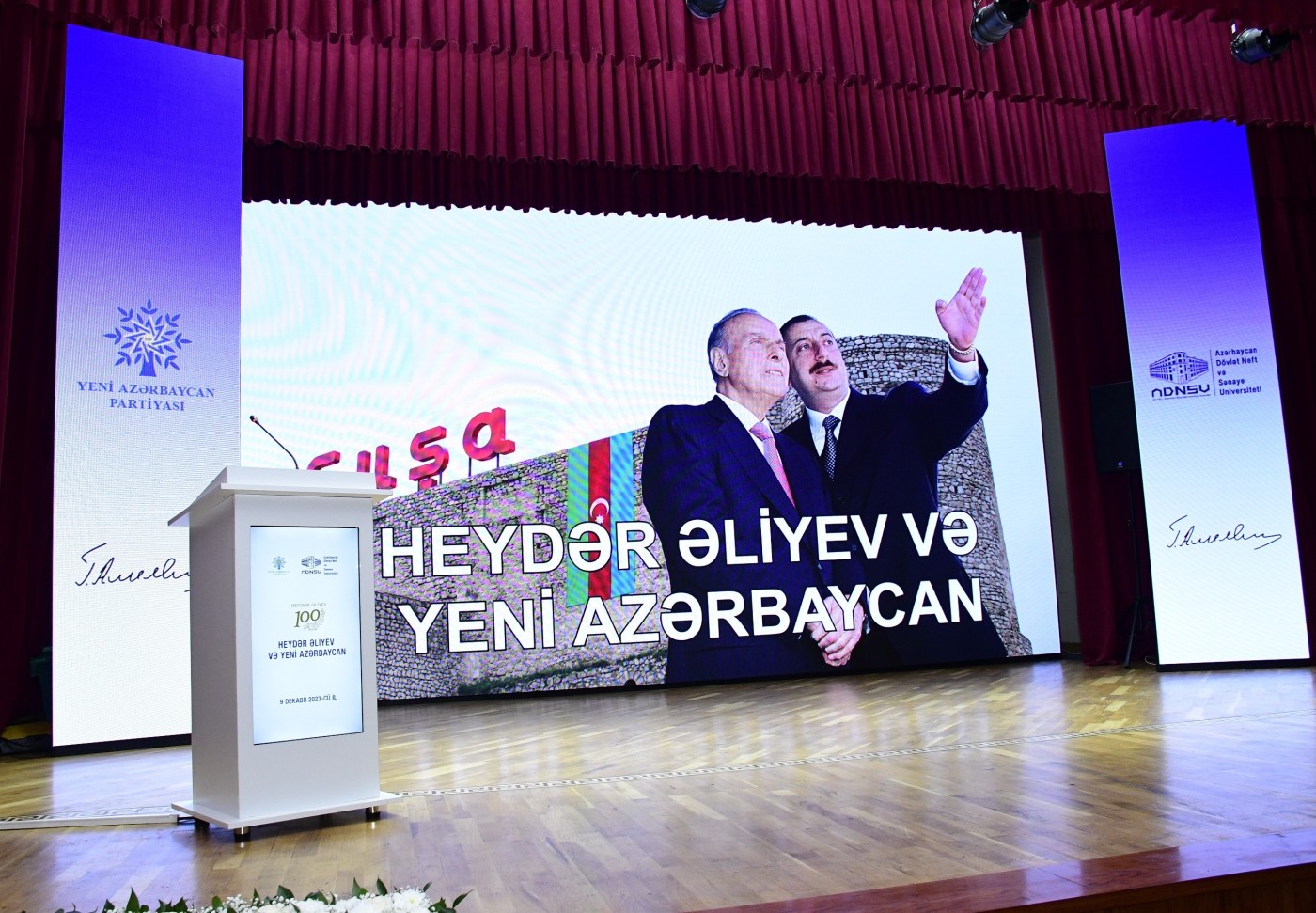 “Heydər Əliyev və Yeni Azərbaycan” mövzusunda konfrans keçirildi - FOTOLAR